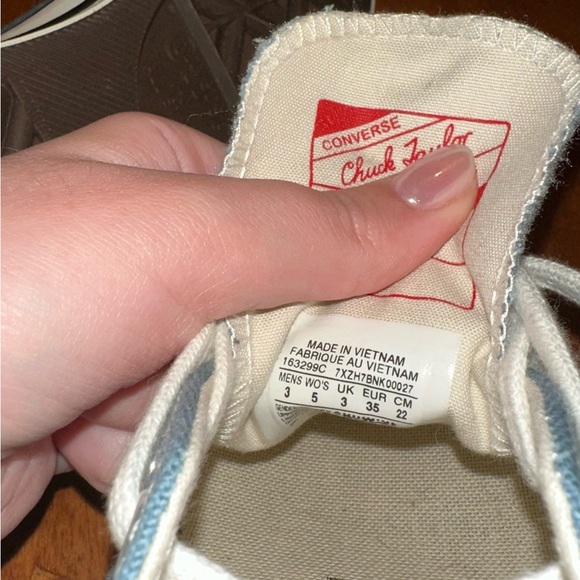 Chuck 70s teal Converse (w5/m3) - Picture 2 of 3